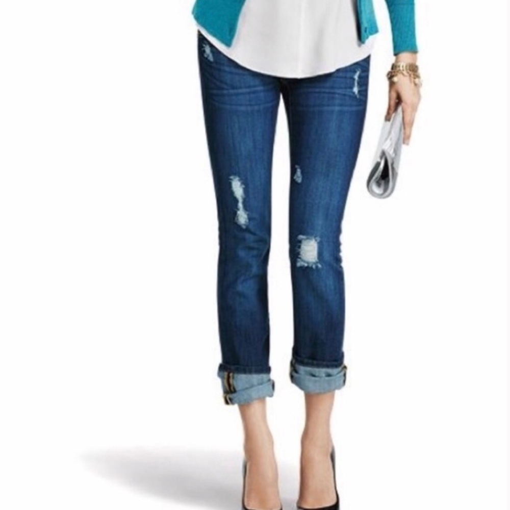 CABI JEANS 2 SLIM BOYFRIEND